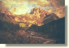 Karl Eckermann, Alpen-Sonnenuntergang