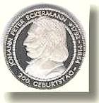 Vorderseite der Eckermann-Gedenkmedaille