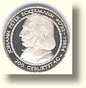 Vorderseite der Eckermann-Gedenkmedaille