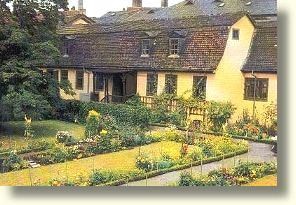 Goethehaus, R&uuml;ckseite mit Garten