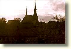 Herbstabend in Weimar (Stadtkirche)